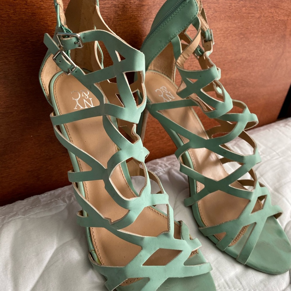 Teal Pumps